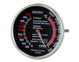 Analoges Braten- und Ofenthermometer T409B
